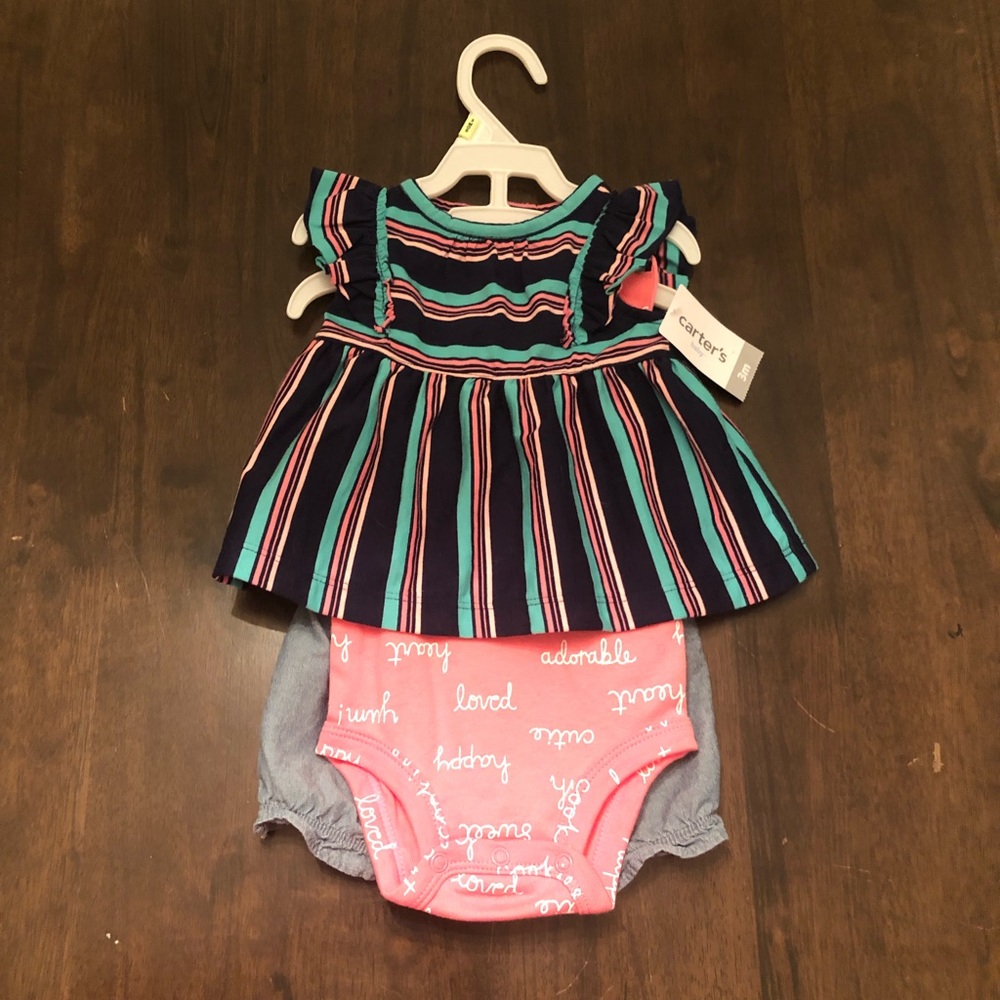 Carter’s 3-Piece Little Short Set Onsies